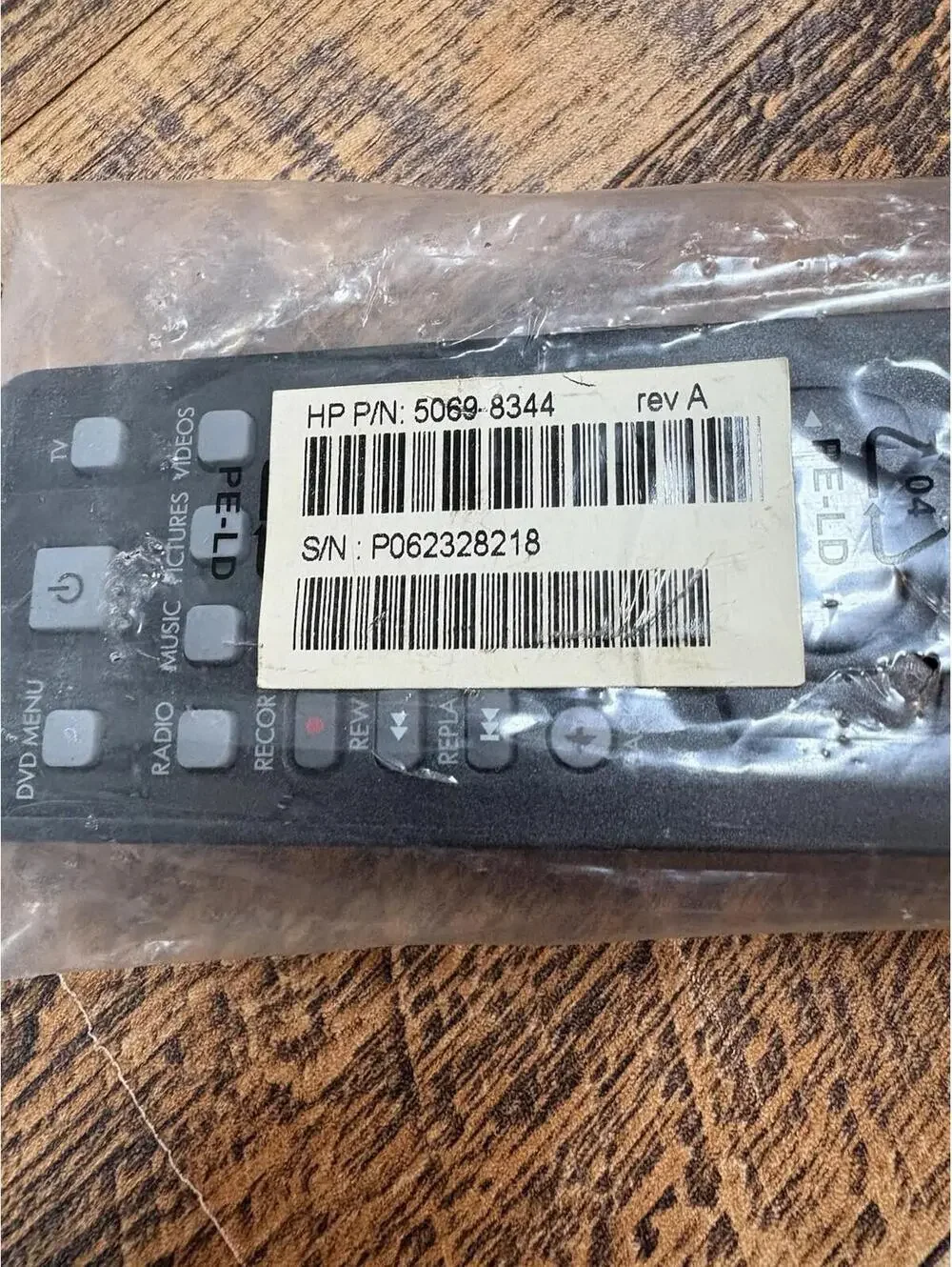 Genuine Original HP Pavilion 5069-8344 Media Center Replacement Remote Control